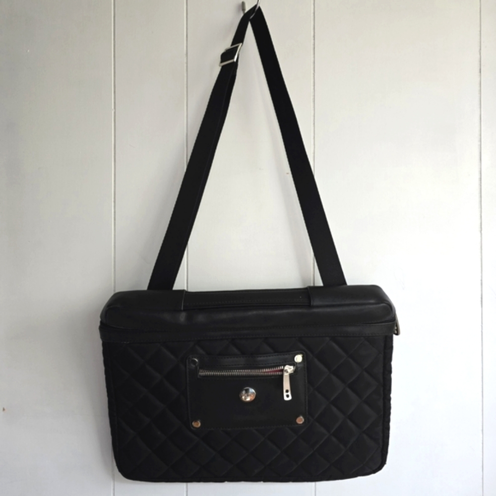 Black Quilted Shoulder Bag
